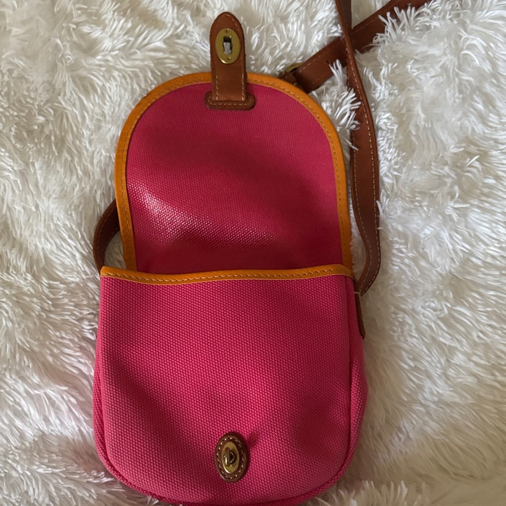 Fossil Pink and Brown Crossbody Bag - Picture 3 of 5